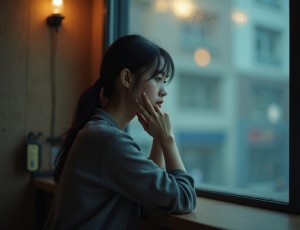 A_young_Korean_woman_sitting_alone_in_a_cafe_gazi-1739069506102.jpg