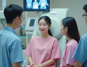 A_young_Korean_woman_wearing_a_pink_patients_gown-1739595498043.png