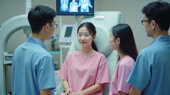 A_young_Korean_woman_wearing_a_pink_patients_gown-1739595498043.png